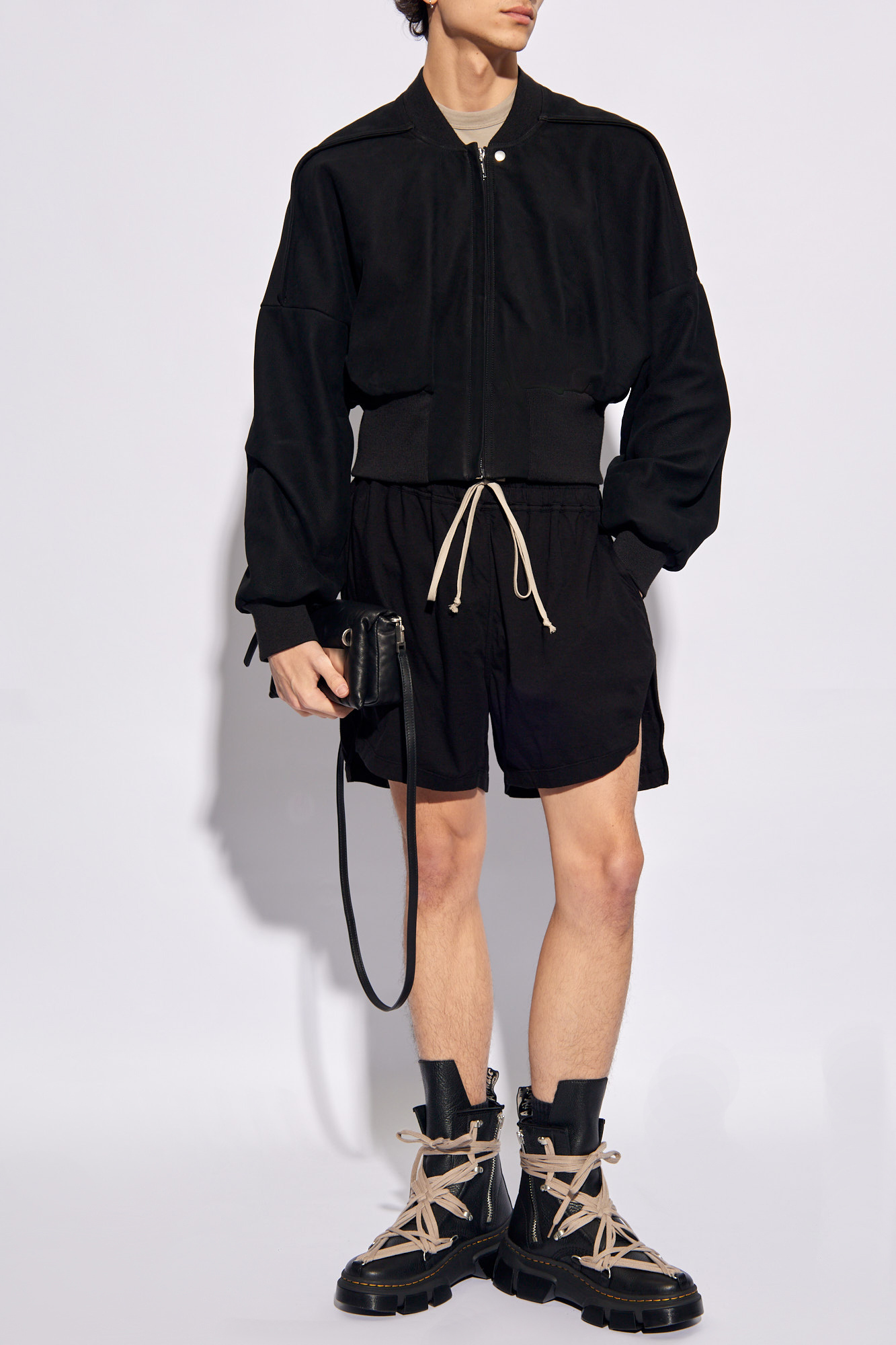 Rick Owens DRKSHDW Phleg Doubled Boxers (Black)